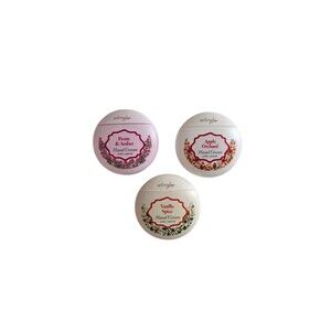 Amber Glow Hand Cream Vanilla Spice, Apple Orchard, Peony & Amber Lot Of 3